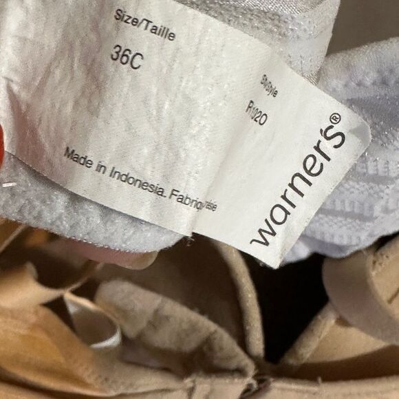 Warners Set of 3 Softcup No Underwire TShirt Bra Size 36C Style 1020‎ - Picture 8 of 8